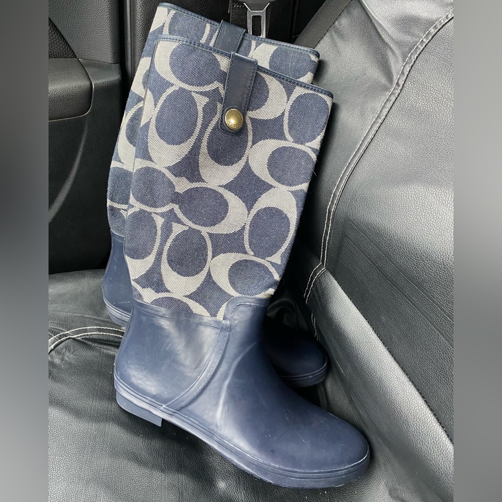 Coach Rain Boots 🖤💖🤍